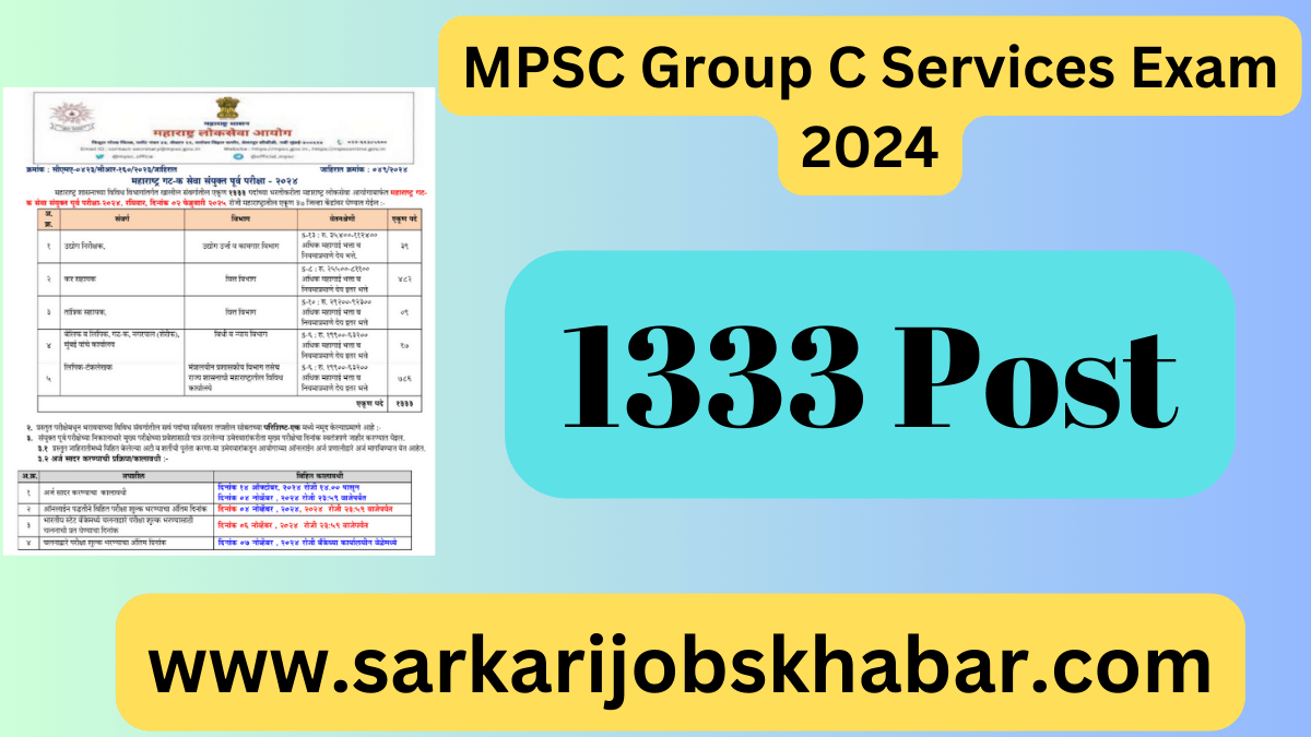 MPSC Group C Services Exam 2024
