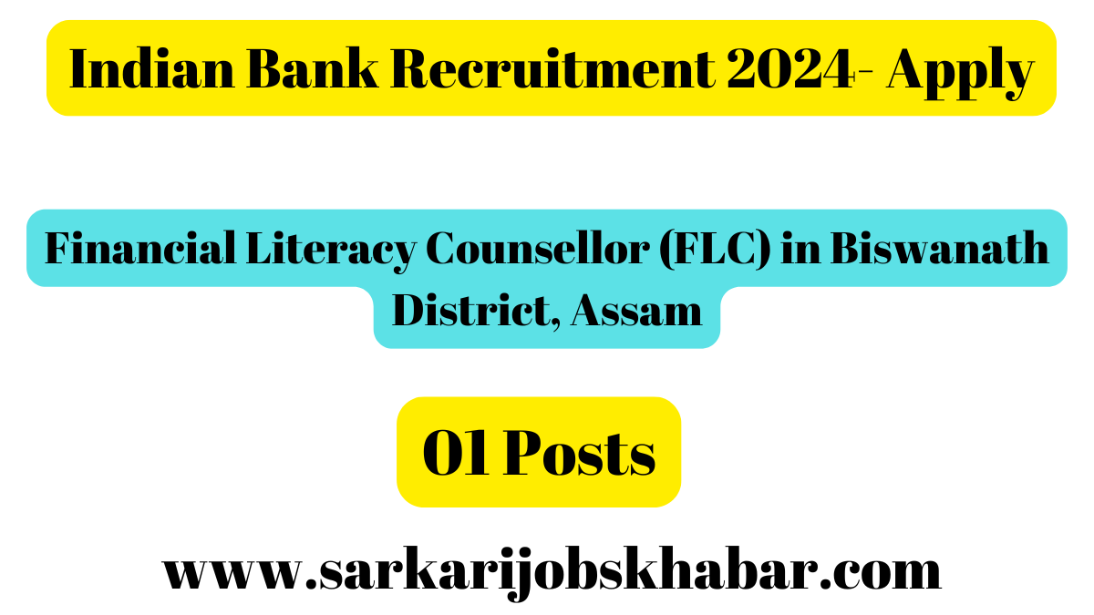 Indian Bank Recruitment 2024