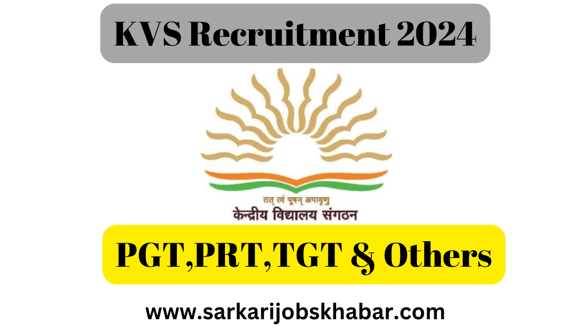 KVS Recruitment 2024