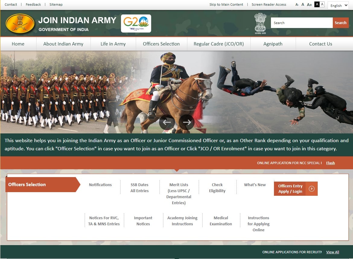 Indian Army CSS Exam